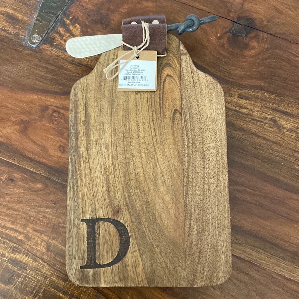 NWT Mud Pie Bar/Cheese Charcuterie Board‎ Set